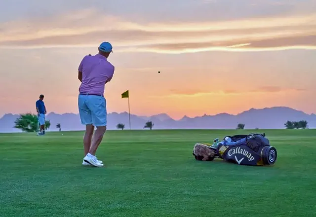 Golfen in Soma Bay, Ägypten